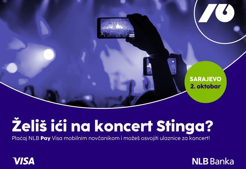NLB Banka te vodi na koncert legendarnog Stinga u Sarajevu!